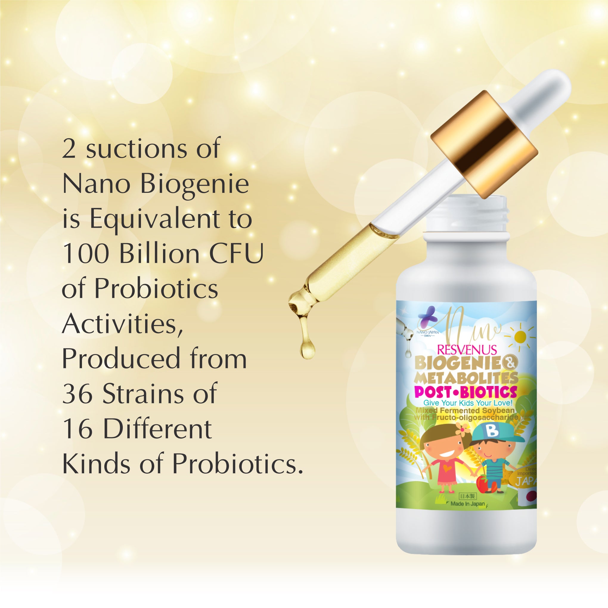 NANO BIOGENIE & METABOLITES POST-BIOTIC, 45ml