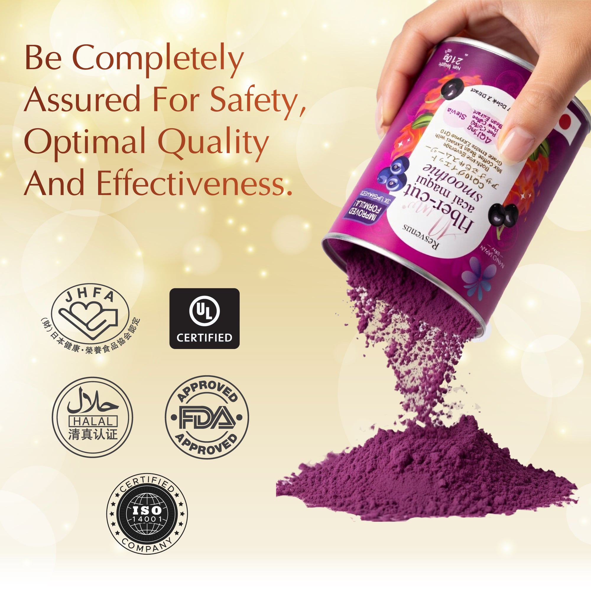 NANO ACAI & BERRY DIET BURN SMOOTHIE, 210gm