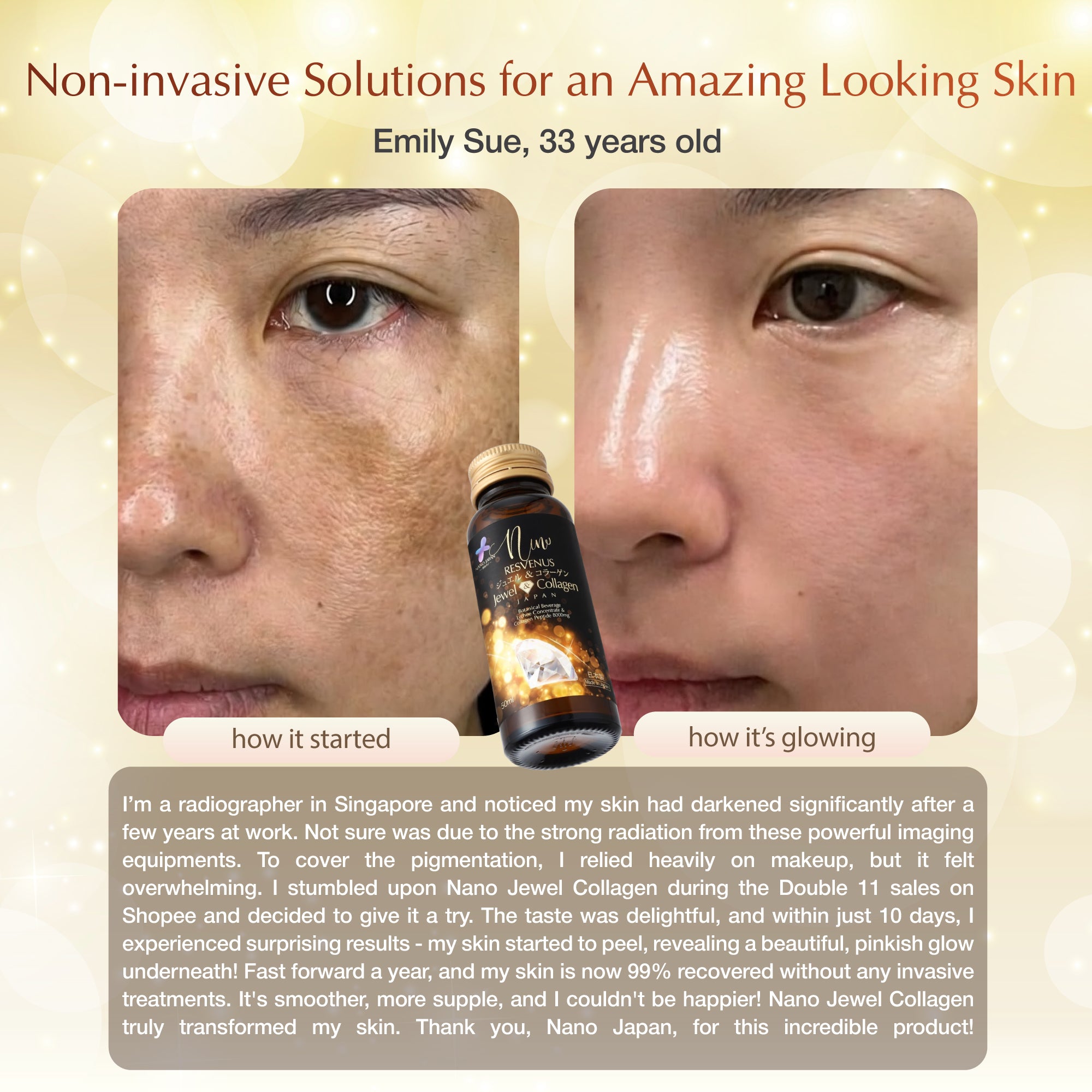 NANO JEWEL & COLLAGEN ESSENCE, 10s