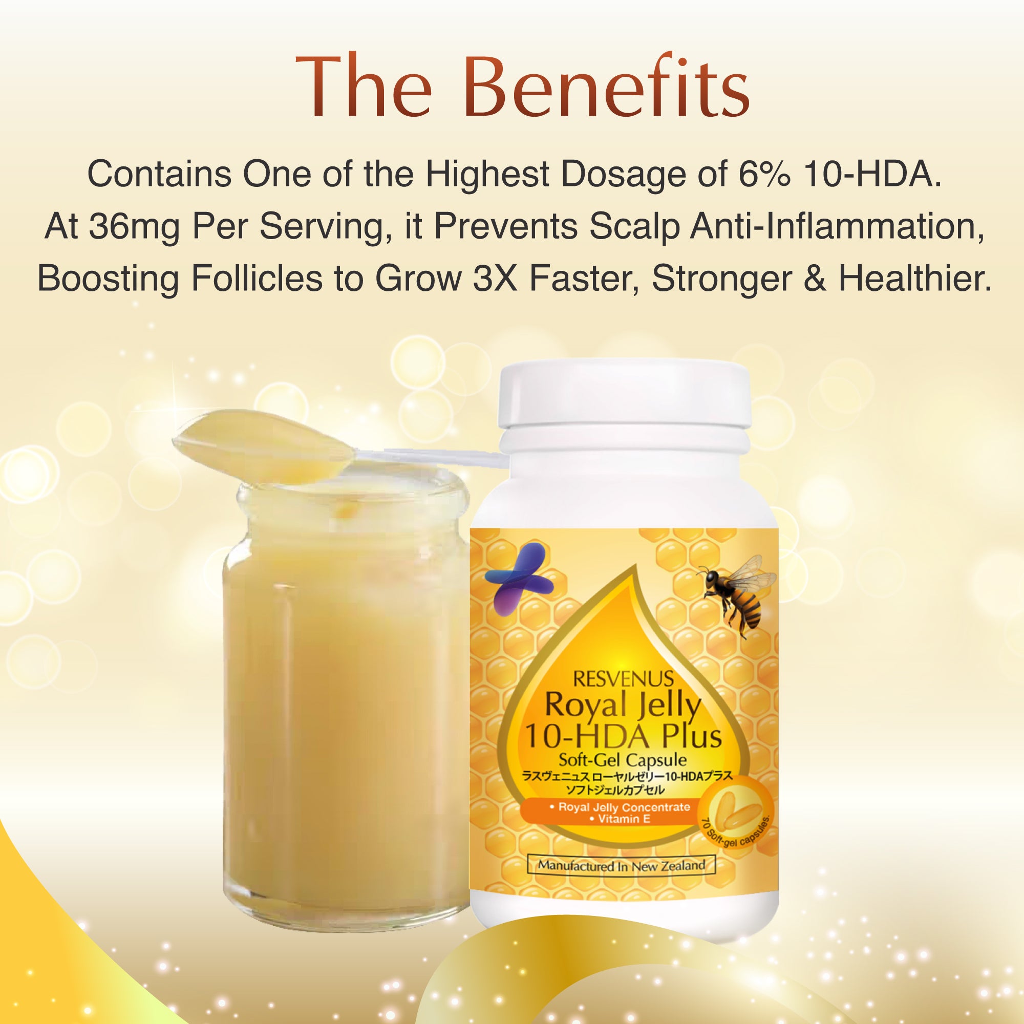 NANO ROYAL JELLY PREMIUM, 70caps